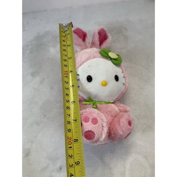 TY Beanie Babies‎ Baby Hello Kitty Plush in Pink Bunny Easter Bunny Costume 8" - Picture 6 of 9